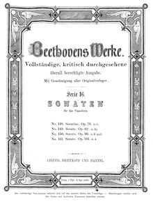 Série 16 Sonaten - Beethoven