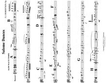 Partition basson 1, Salome Dances, C major, Robertson, Ernest John