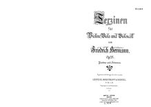 Partition complète, Terzinen, Op.25, A major, Hermann, Friedrich