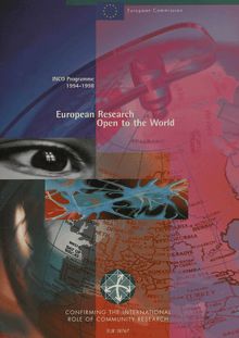 European Research Open to the World. INCO Programme 1994-1998
