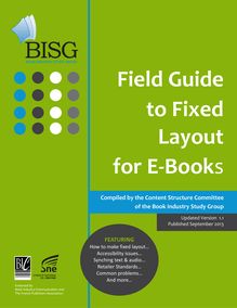 Guide du BISG sur les ebooks fixed layout
