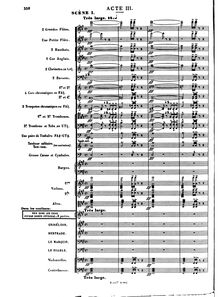 Partition Act III, Grisélidis, Conte lyrique en trois actes, Massenet, Jules par Jules Massenet