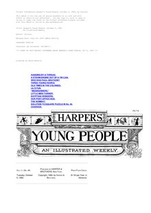 Harper s Young People, October 5, 1880 - An Illustrated Weekly