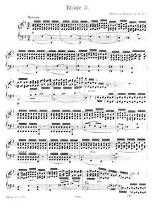 Partition , Moderato, 6 Études, Sechs Etüden für Klavier6 Études pour le Piano