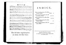 Partition Backmatter, Estro poetico-armonico, Parafrasi sopra li primi (e secondi) venticinque salmi par Benedetto Marcello