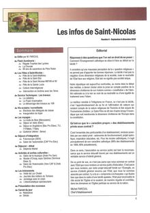 Les infos de Saint-Nicolas
