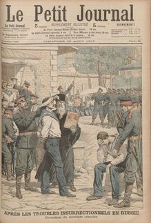 LE PETIT JOURNAL SUPPLEMENT ILLUSTRE  N° 823 du 26 août 1906