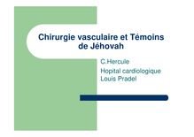 Chirurgie vasculaire et témoins de jéhovah