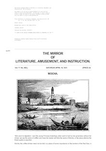 The Mirror of Literature, Amusement, and Instruction - Volume 17, No. 485, April 16, 1831