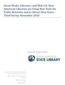 Social Media, Libraries, and Web 2.0: How American Libraries are ...