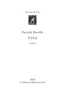 "Viva" de Patrick Deville - Extrait