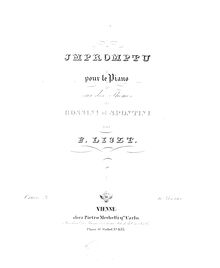 Partition complète (S.150), Impromptu brillant sur des thèmes de Rossini et Spontini