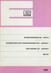 NATIONAL ACCOUNTS ESA. AGGREGATES 1960-1979