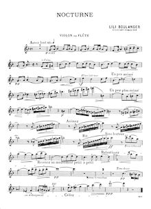 Partition complète et , partie, 2 pièces pour violon et Piano