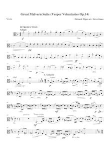 Partition altos, 11 Vesper Bénévoles, Op.14, Elgar, Edward
