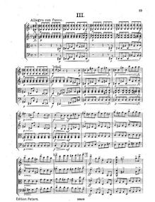 Partition , Allegro con fuoco, corde quatuor No.4 en E minor, Op.42