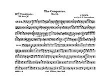 Partition Trombone 3, Graf Zeppelin, The Conqueror, Teike, Carl