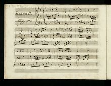 Partition No.2 en G major, 6 clavier Trios, 6 Sonatas, Bach, Johann Christian