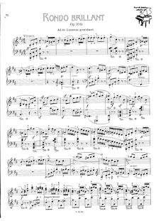 Partition complète, Rondo brillant Op.109, Hummel, Johann Nepomuk