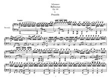 Partition complète, Ballszenen, Op.109, 1). G major 2). B minor 3). G major 4). D major 5). E minor 6). G minor 7). D major 8). G major 9). B minor