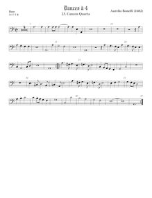 Partition viole de basse, basse clef, Primo libro de ricercari et canzoni
