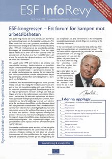 ESF InfoRevy. Nr.5/ maj 1998 - Europeiska socialfondens nyhetsbrev