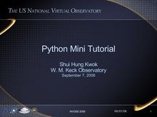 Python Mini Tutorial
