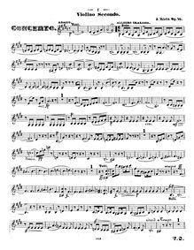 Partition violons II (cleaned), violoncelle Concerto, Concerto Pour Violoncelle Avec Orchestre Ou Piano