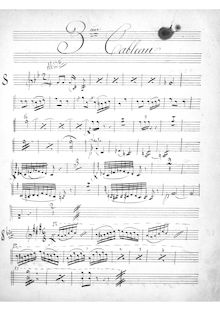 Partition violons I (desk 2), Geneviève de Brabant, Offenbach, Jacques