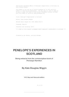 Penelope s Experiences in Scotland