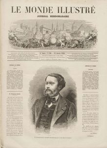 LE MONDE ILLUSTRE  N° 250 du 25 janvier 1862