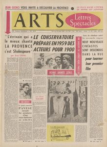 ARTS N° 730 du 08 juillet 1959