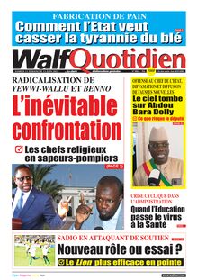 Walf Quotidien n°9063 - Du 11 au 12 juin 2022