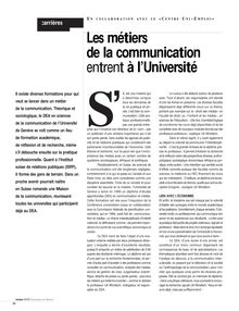 Le DEA en sciences de la communication donné - Les métiers de la ...