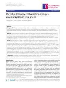 Partial pulmonary embolization disrupts alveolarization in fetal sheep