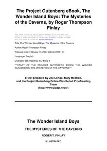 The Wonder Island Boys: The Mysteries of the Caverns