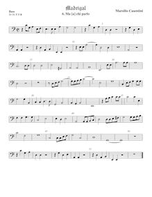 Partition viole de basse, Madrigali a 5 voci, Libro 4, Casentini, Marsilio par Marsilio Casentini