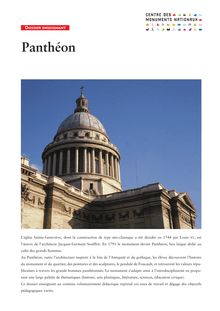Dossier enseignants: Le Panthéon