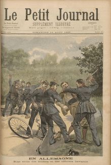 LE PETIT JOURNAL SUPPLEMENT ILLUSTRE  N° 404 du 14 août 1898