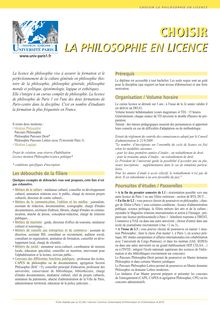 Choisir la licence de Philosophie - Université Paris 1 Panthéon ...