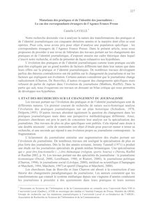 Camille LAVILLE - 227 Mutations des pratiques et de l identité des ...