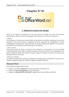 Formation Word 2007
