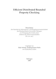 Efficient distributed bounded property checking [Elektronische Ressource] / vorgelegt von Pradeep Kumar Nalla
