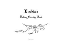 bluebison.net holiday coloring book
