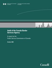 Audit of the Canada Border Services Agency