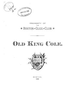 Partition complète, Old King Cole, B♭ major, Keach, Leon