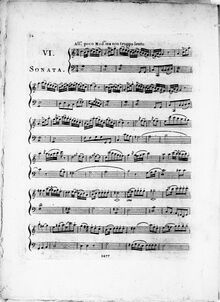 Partition complète, 3 sonates pour hautbois et Basso Continuo, VI Sonates pour Hautbois et Basse. par François Devienne