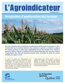 L Agroindicateur - décembre 2011