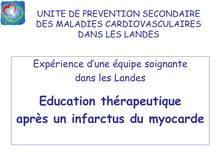 Etude d éducation thérapeutique en Aquitaine (IDM)