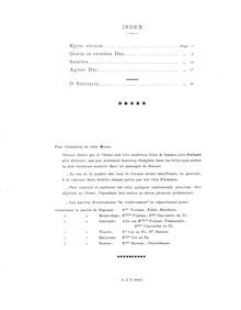 Partition complète (avec piano reduction), Messe, Caplet, André